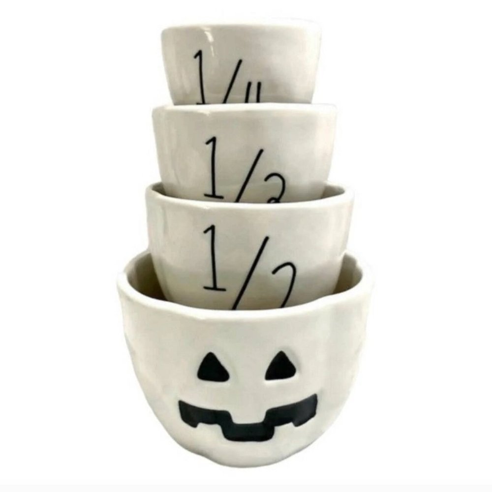 Rae Dunn Peanuts Snoopy Halloween MEASURING CUPS - Picture 2 of 6